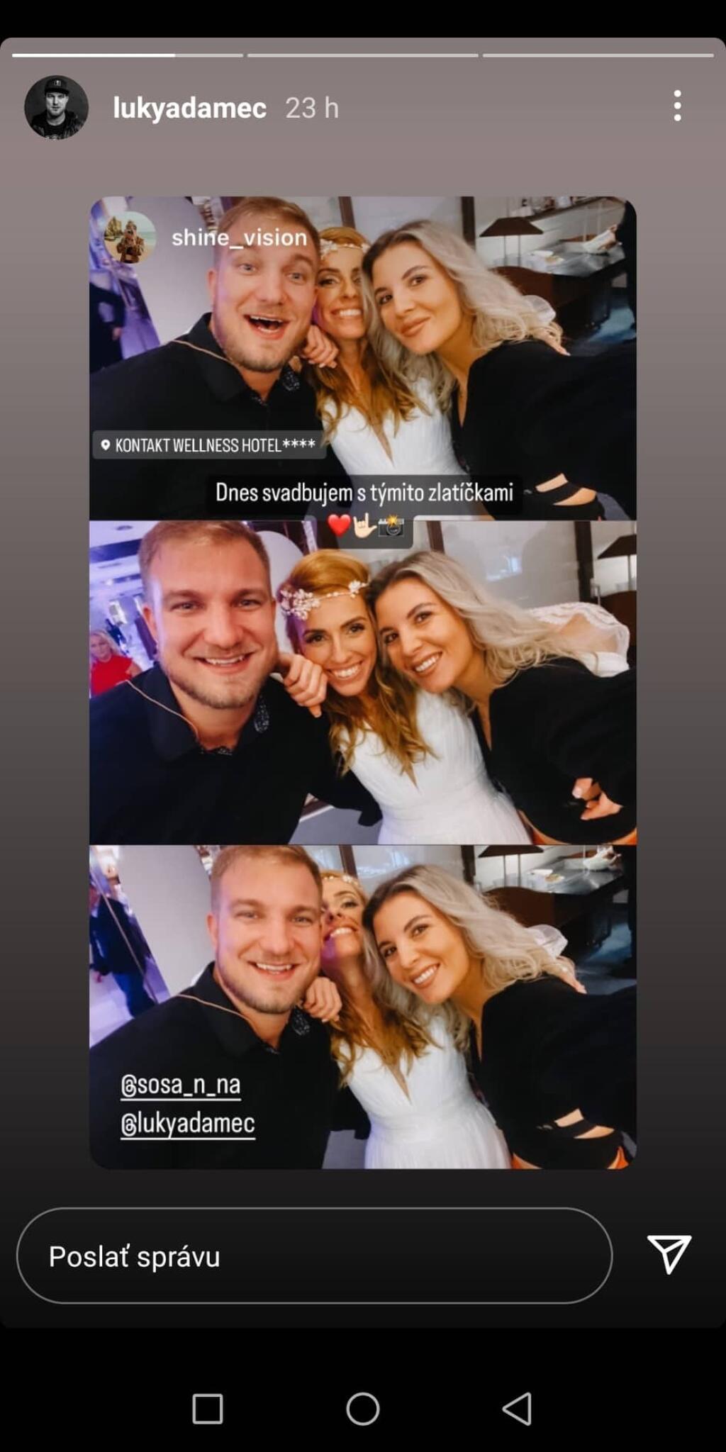 Lukáš a Zuzana si svadbu užili v kruhu najbližších.