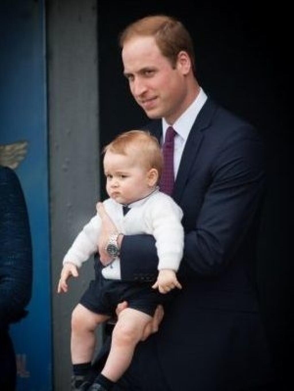 Princ William a jeho syn princ George