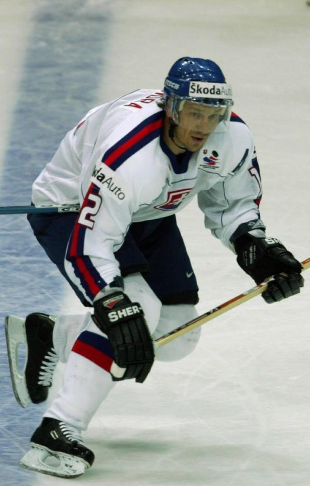 Peter Bondra v drese slovenskej hokejovej reprezentácie.