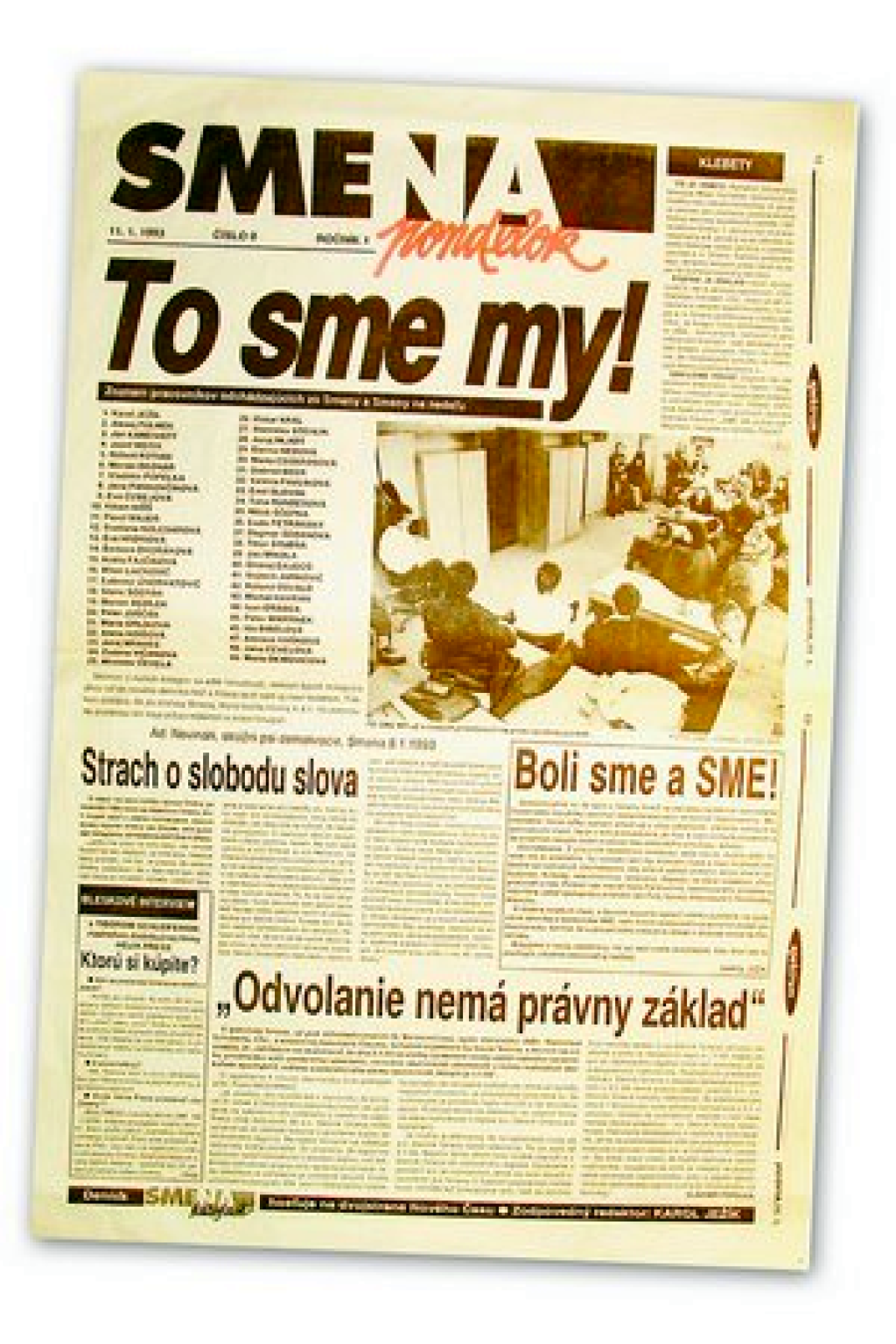 Denník Sme má šestnásť rokov