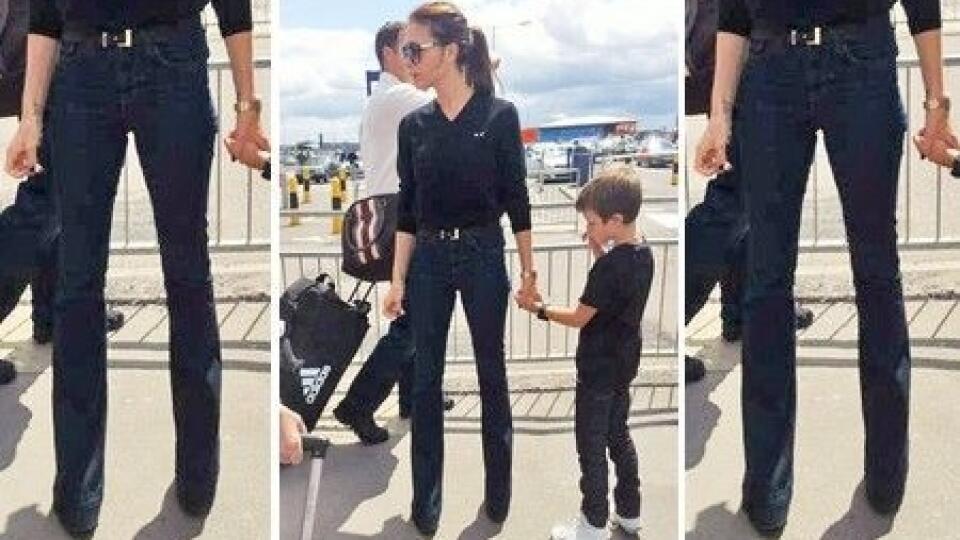 Victoria Beckham prišla do Londýna na extrémne