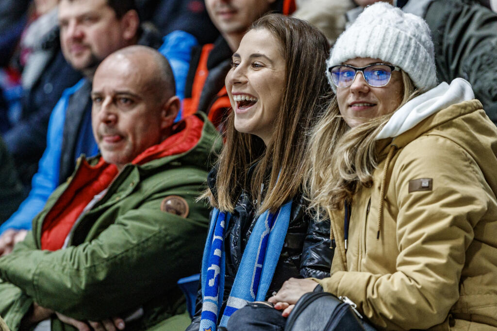 Na konci januára zavítala Belinda aj na hokejový zápas Slovana proti Popradu. Jej dedko hrával za