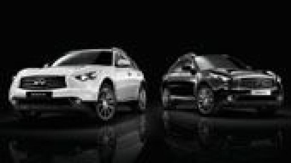 Infiniti FX v limitovanej edícii Black and White