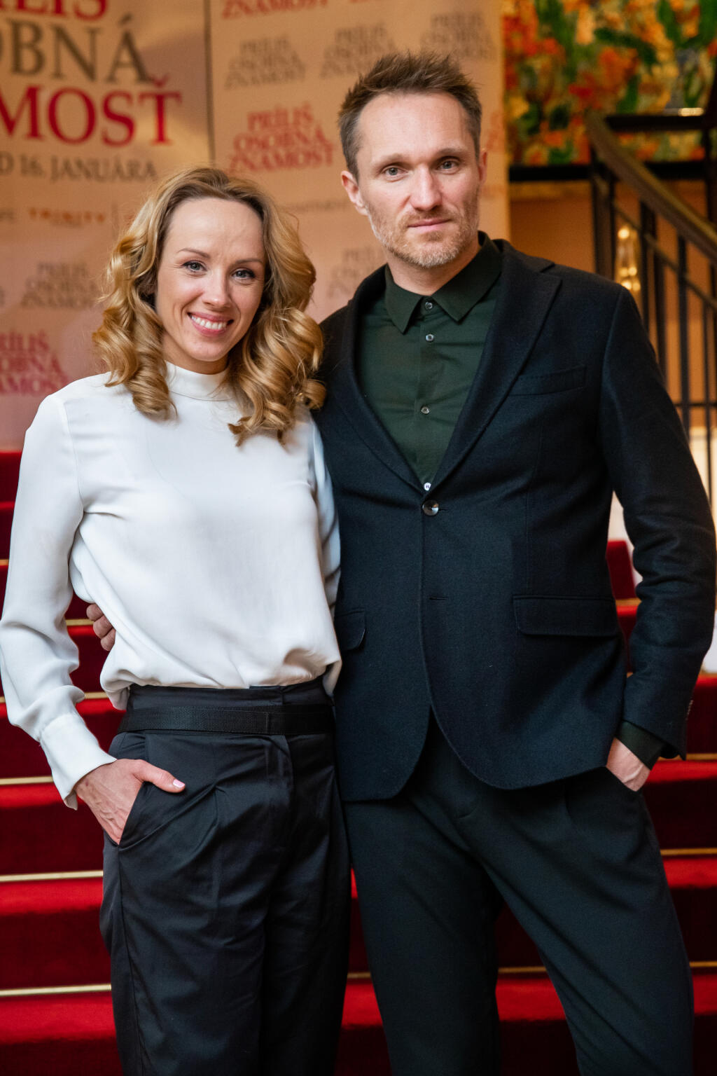Hereckí kolegovia Petra Hřebíčková a Marián Mitaš.