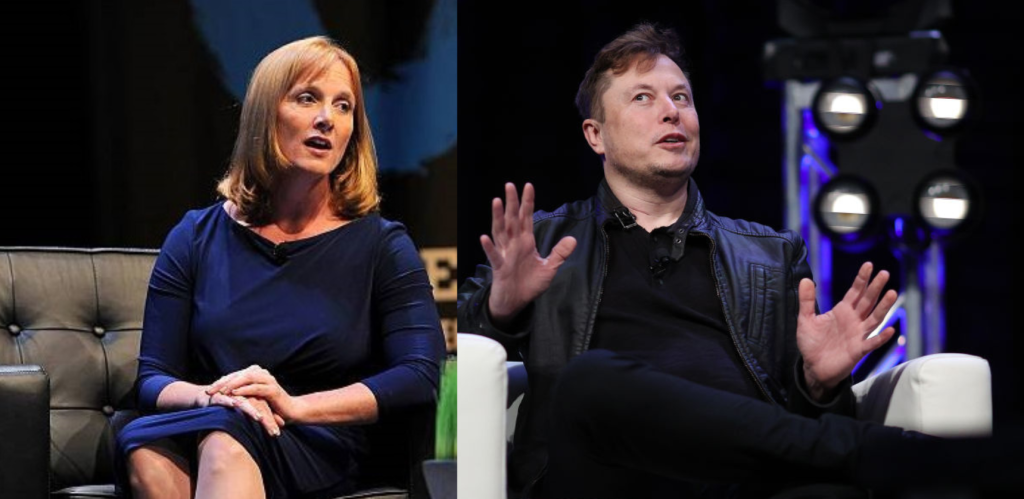 Missy Cummingsová a Elon Musk