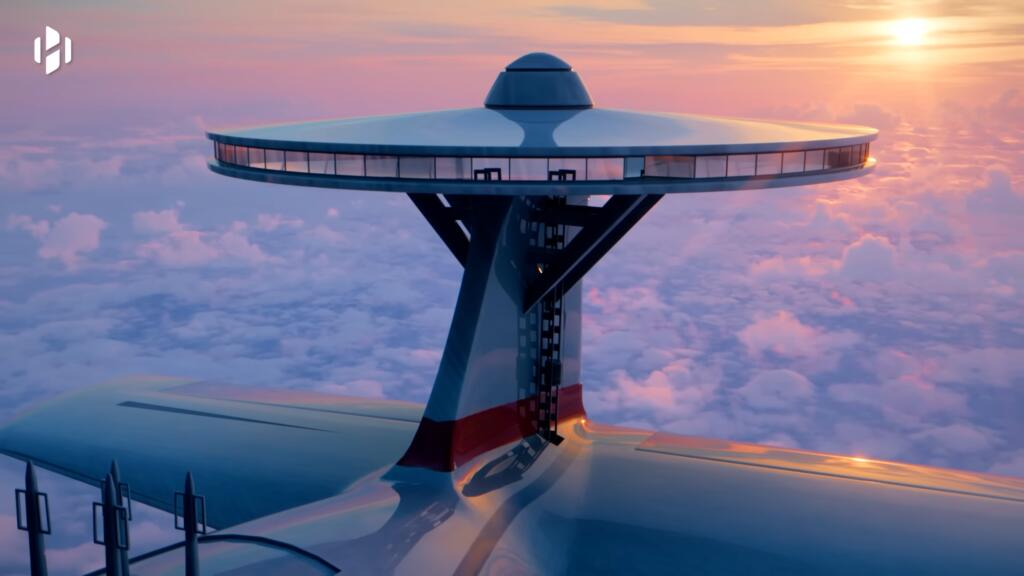Obrovské lietadlo na nukleárny pohon - Sky Cruise