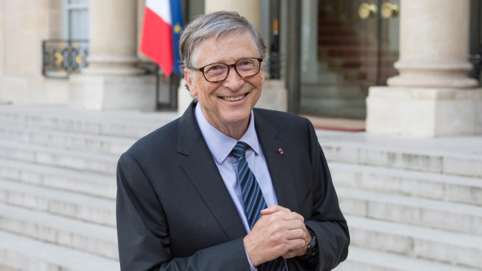 Paris,,France,-,April,16,,2018,:,Bill,Gates,At