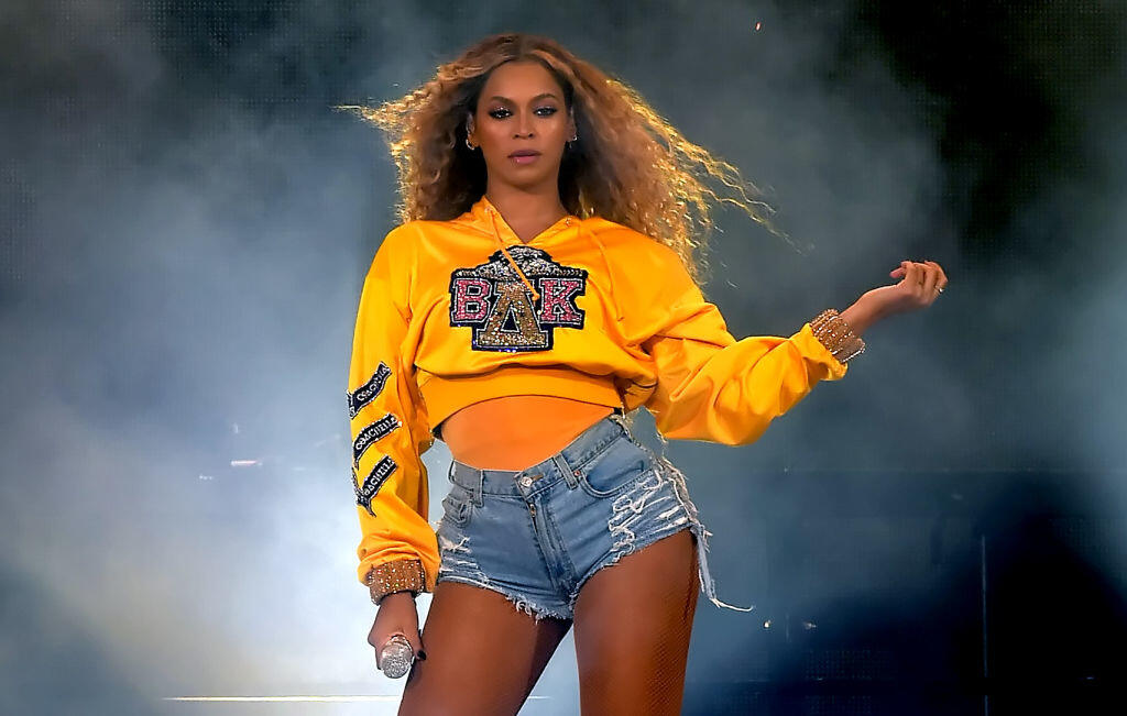 Beyoncé počas vystúpenia na festivale Coachella.