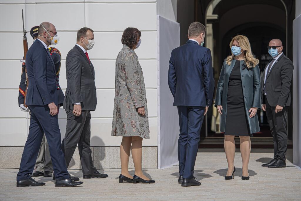 Prezidentka Zuzana Čaputová prijala štvoricu lídrov novej koalície