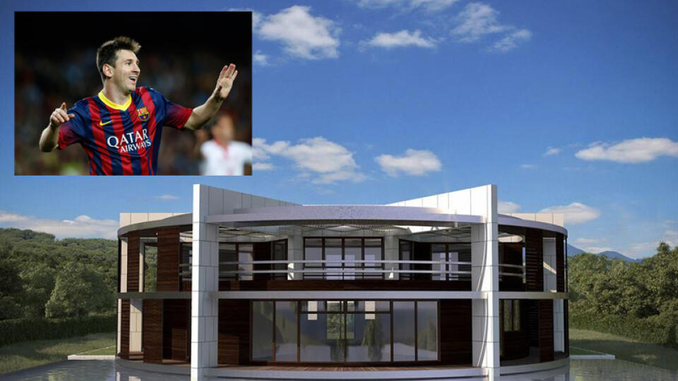 Lionel Messi bude bývať v originálnej vile.