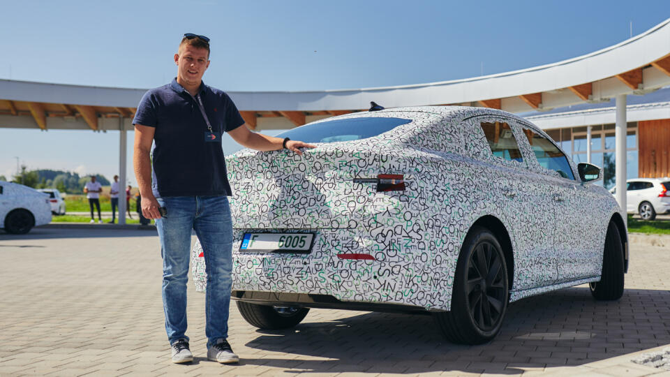 Škoda Enyaq Coupé iV & Filip Kadlečík.