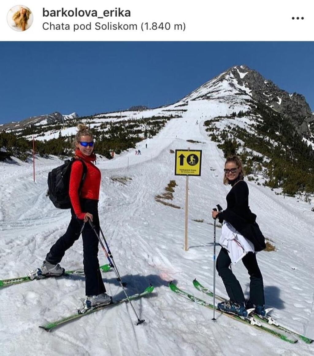 Barkolová sa vybrala na hory aj s dcérou.