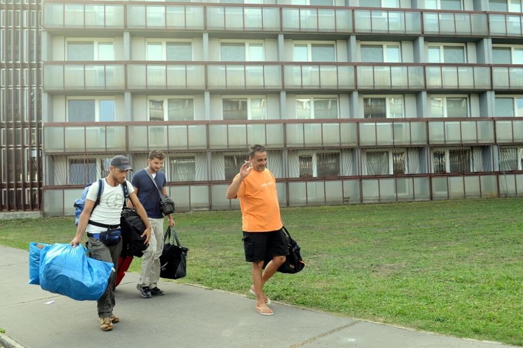 SR Rakúsko Gabčíkovo azylanti príchod TTX