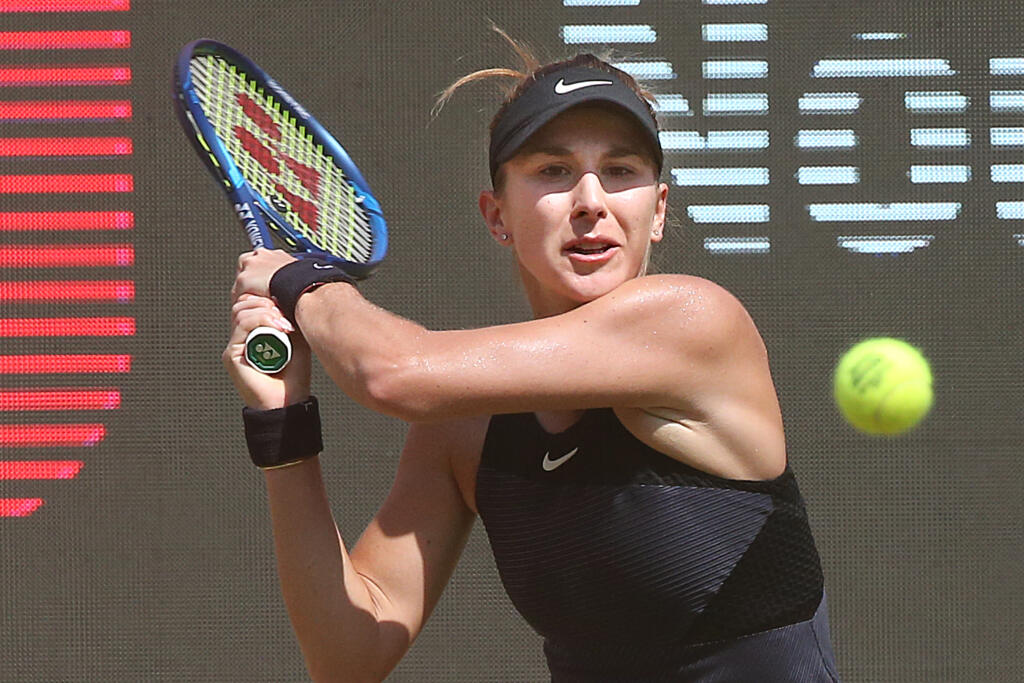 Na snímke švajčiarska tenistka so slovenskými koreňmi Belinda Benčičová sa stala prvou finalistkou dvojhry na turnaji WTA v Berlíne. V semifinále ako piata nasadená hráčka zdolala Francúzku Alizé Cornetovú 7:5, 6:4 v sobotu 19. júna 2021.