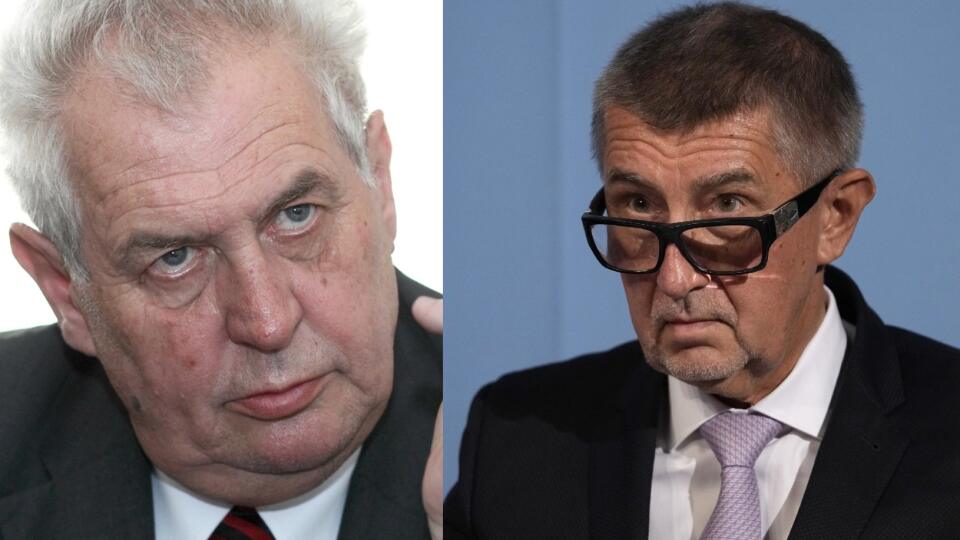 Miloš Zeman a Andrej Babiš
