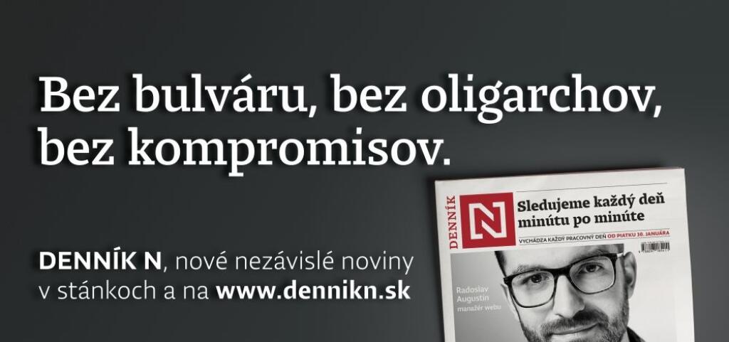 Vizuál štartovacej kampane Denníka N