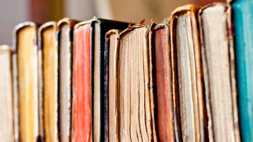 Old,Books,Row,Background