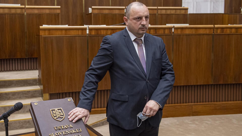 Na snímke Lukáš Kyselica (OĽANO)
