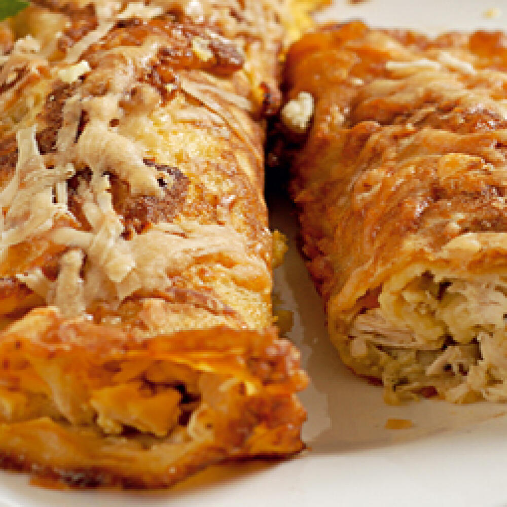 Plnené kuracie palacinky: Hladká práca, dobre držia