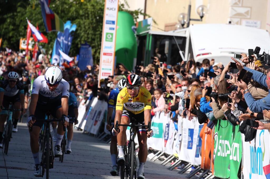 Peter Sagan počas dnešných pretekov Okolo Slovenska