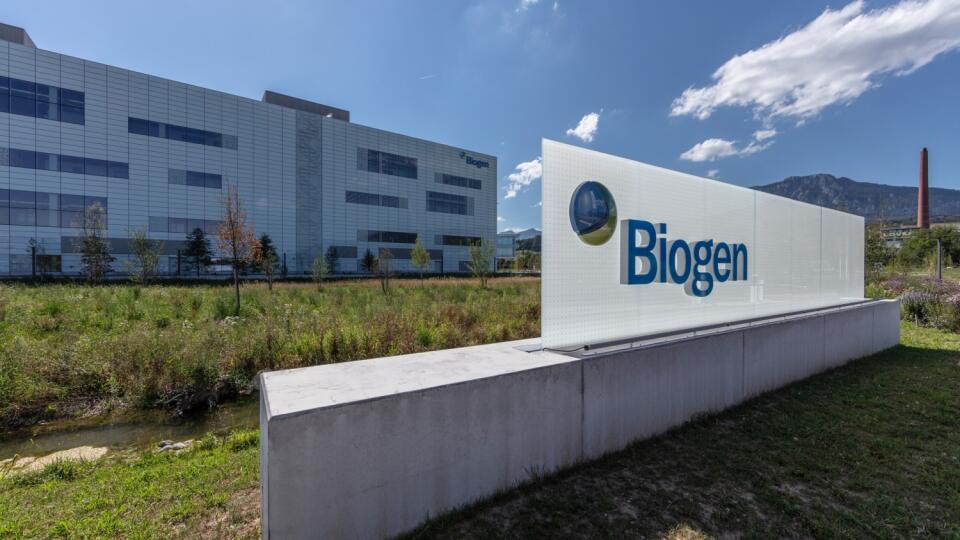 Farmaceutická firma Biogen.