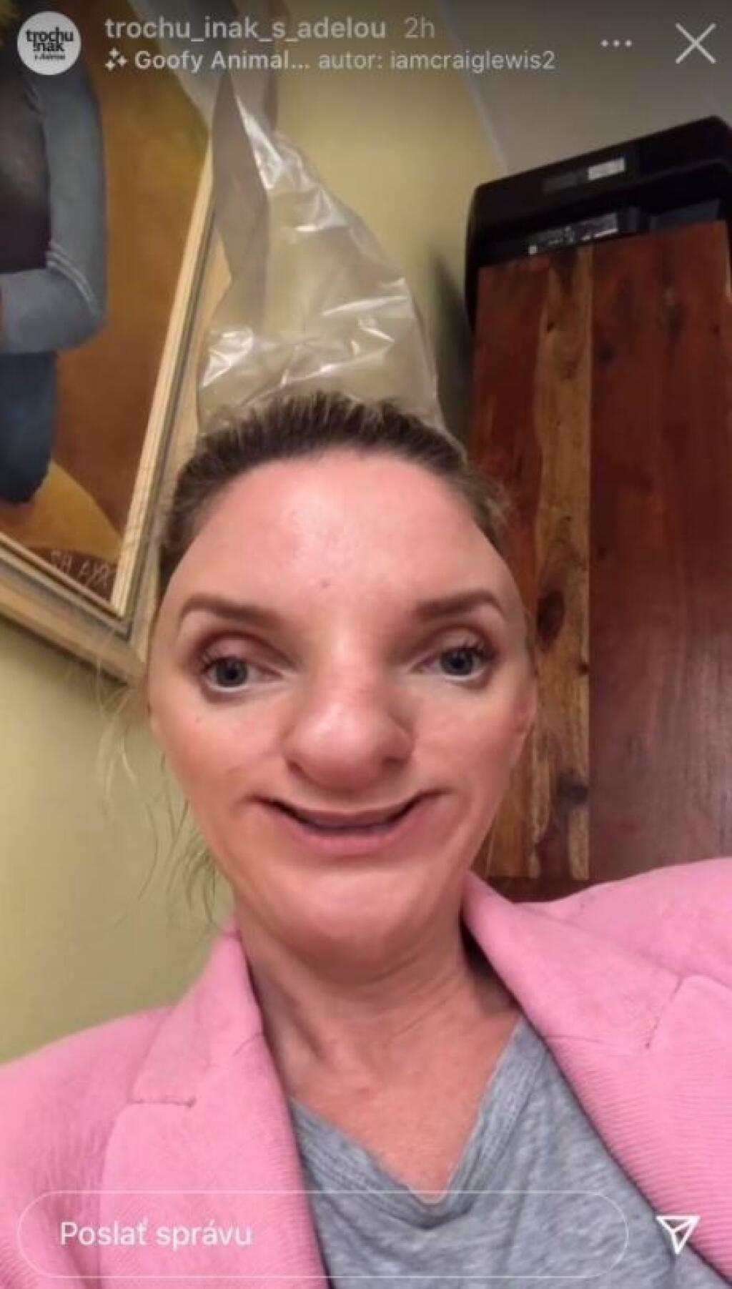 Adela skrátka miluje filtre.