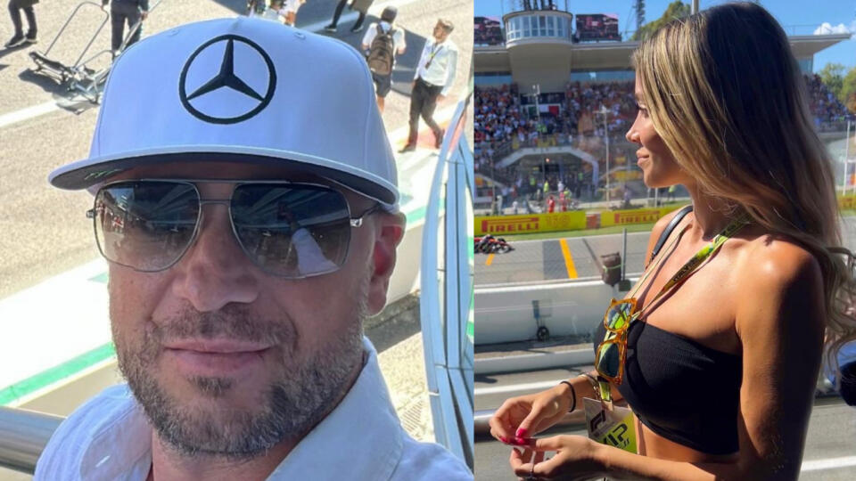 Marián Gáborík si užil preteky formuly 1 v Monze, no oveľa väčšiu pozornosť na slávnom okruhu pútala krásna moderátorka Diletta Leotta. Viac nájdete v galérii!