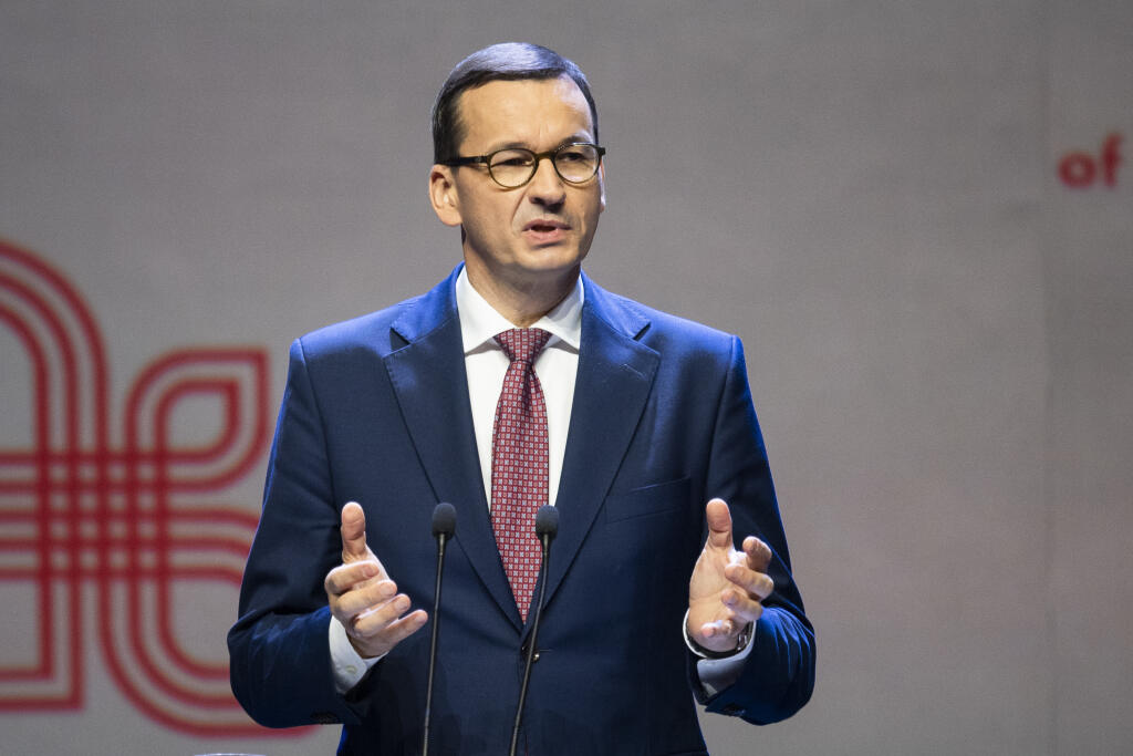 Poľský premiér Mateusz Morawiecki
Schôdzka premiérov V4 v Poľsku