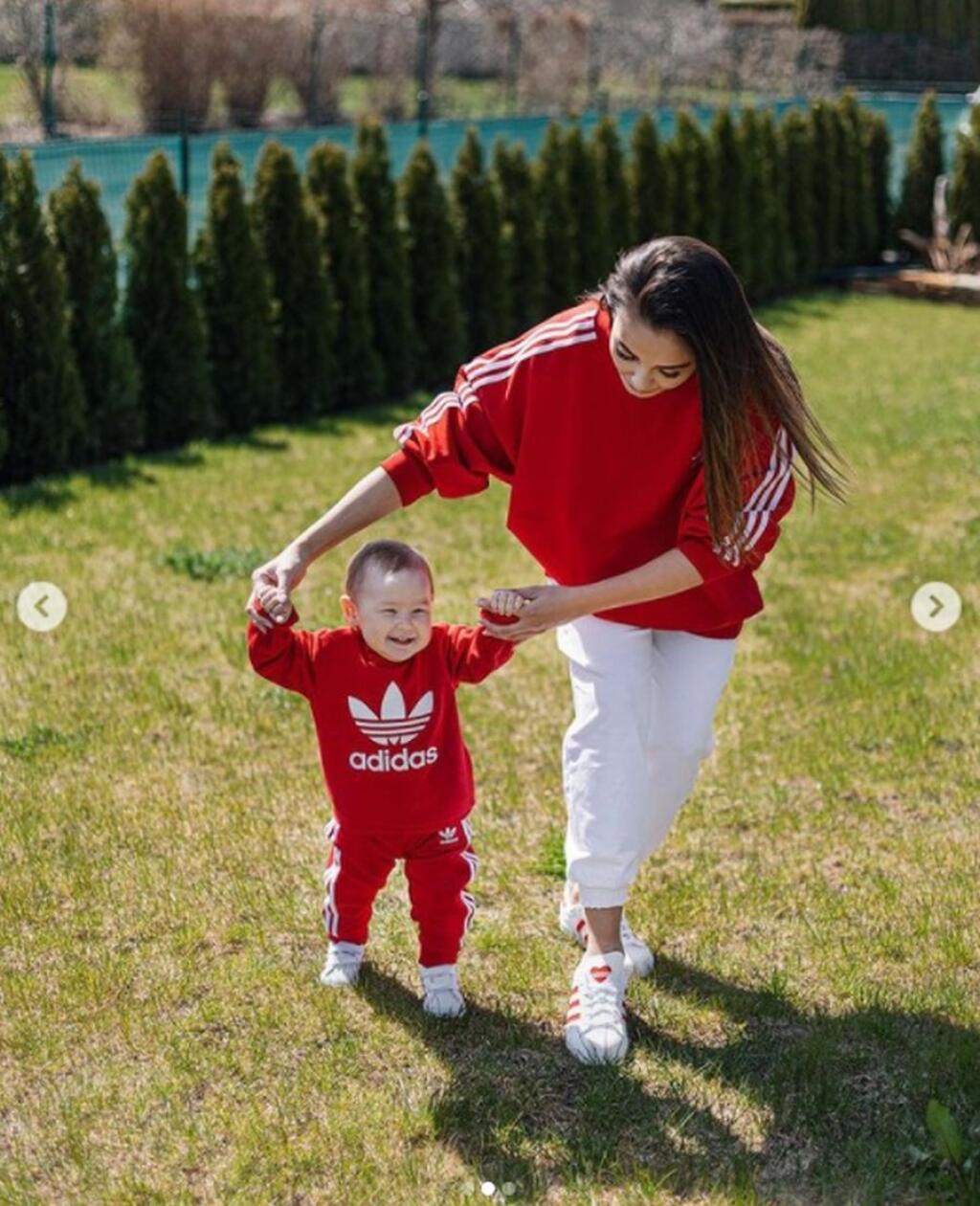 Monika Bagárová s dcérkou
