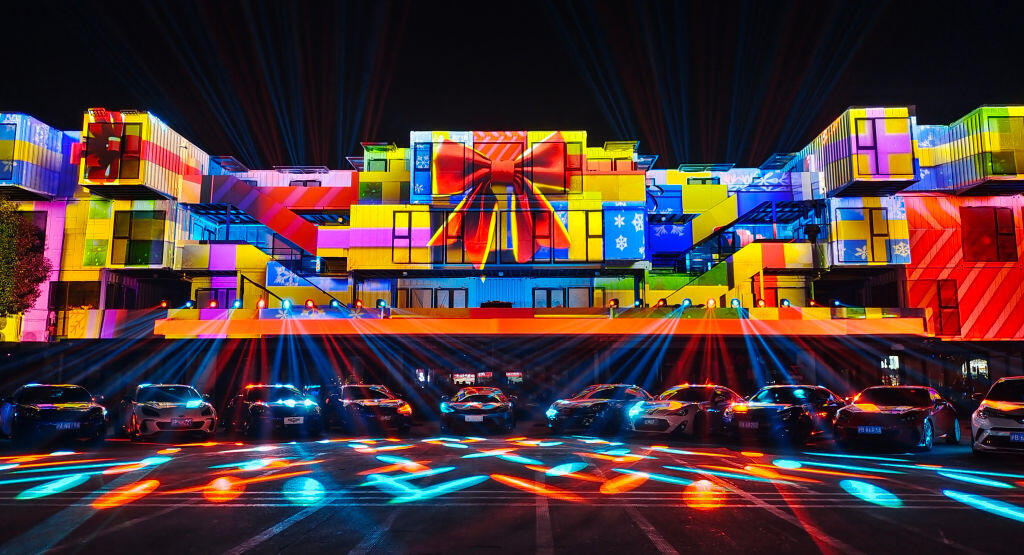 3D Light Show in Shanghai
