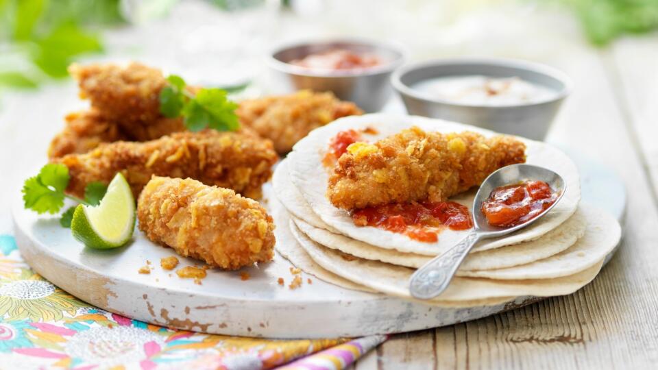Mini kuracie fajitas