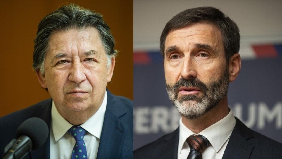 Ján Budaj a Juraj Blanár.