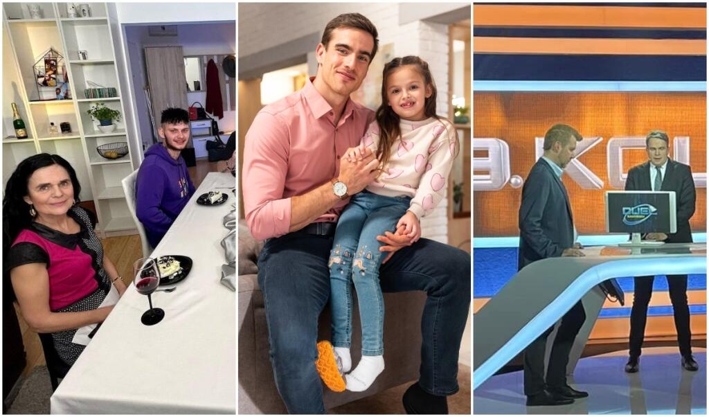 Zľava: záber z kulinárskej šou Bez servítky, zo seriálu Mama na prenájom a z kvízu Duel