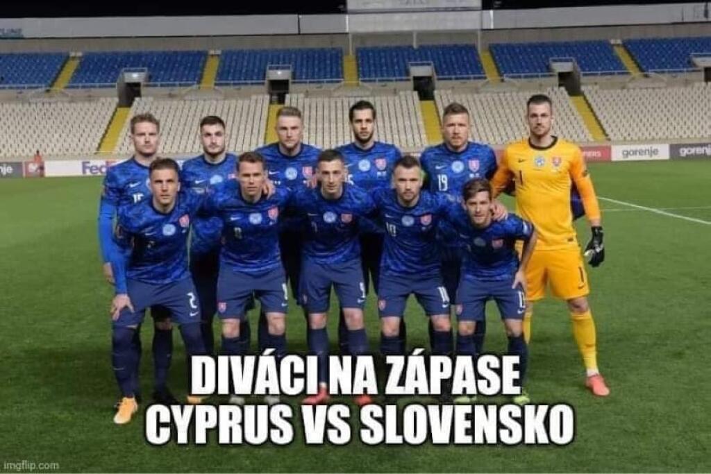 Po zápase s Maltou zaplnili internet vtipy na slovenských futbalistov.