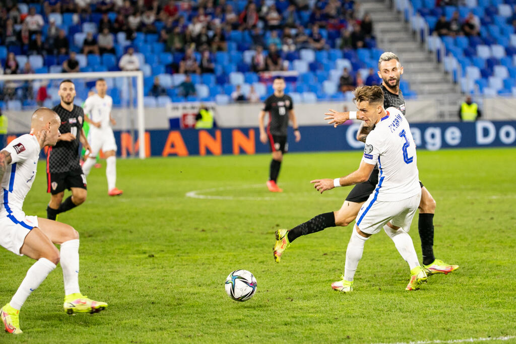 Kvalifikačný zápas o postup na Majstrovstvá sveta 2022 v Katare medzi Slovenskom a Chorvátskom.