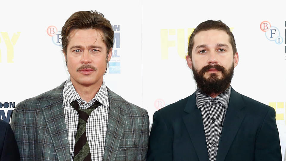 Brad Pitt a Shia LaBeouf