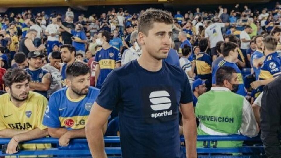 Peter Sagan na štadióne Boca Juniors.