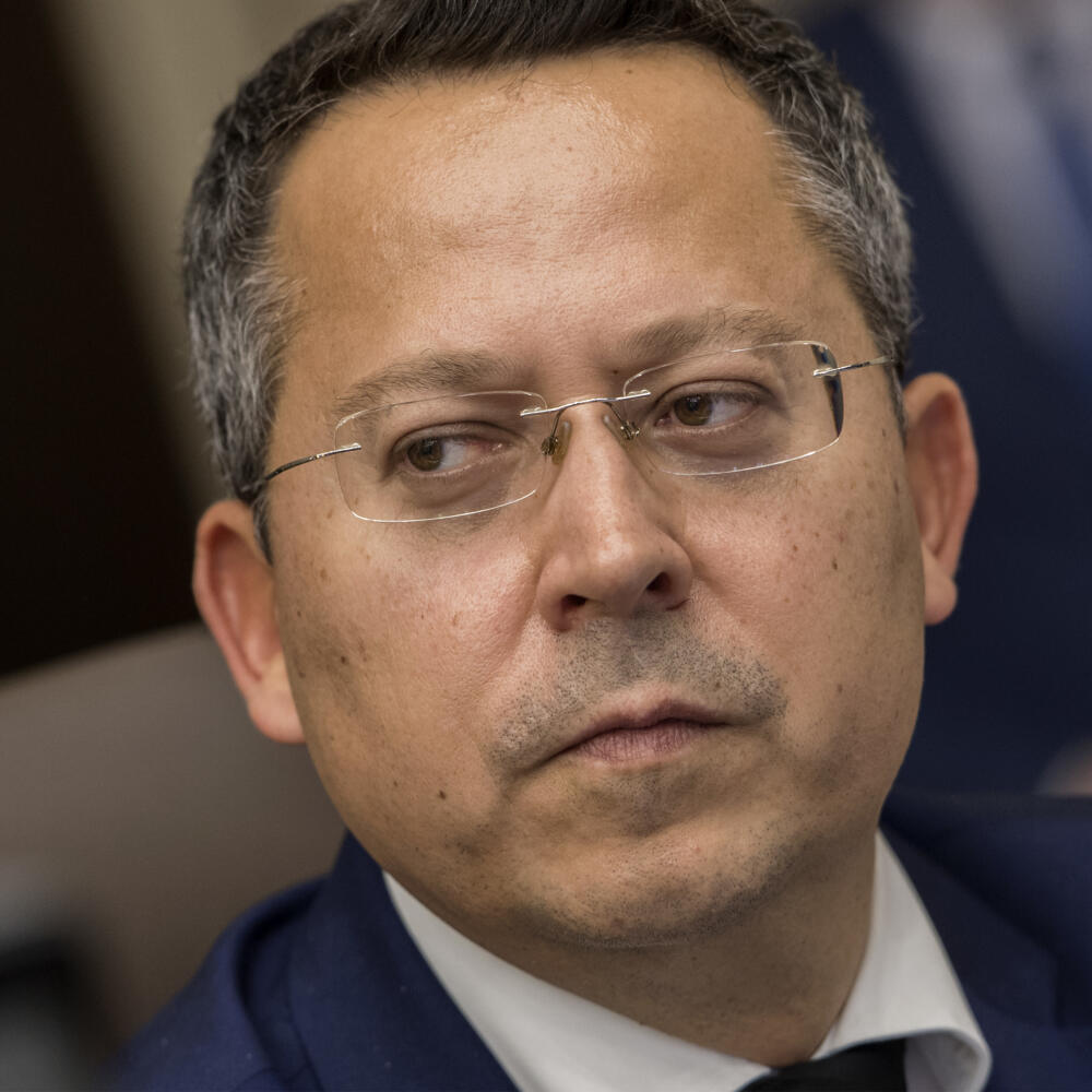 Na snímke minister financií SR Ladislav Kamenický počas 177. schôdze vlády SR 14. októbra 2019 v Bratislave. FOTO TASR - Martin Baumann