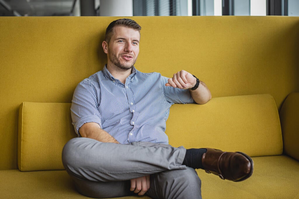 Na snímke Filip Fingl, Managing Director CZ & SK v spoločnosti Delivery Hero.