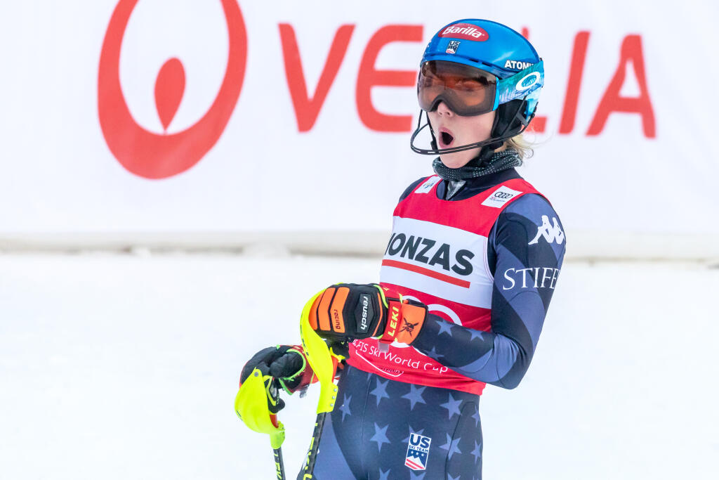 Mikaela Shiffrinová si preteky v Špindlerovom Mlyne poriadne užila.