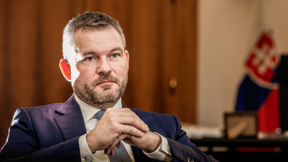 Na snímke Ing. Peter Pellegrini - slovenský politik za stranu SMER a súčasný predseda vlády SR.