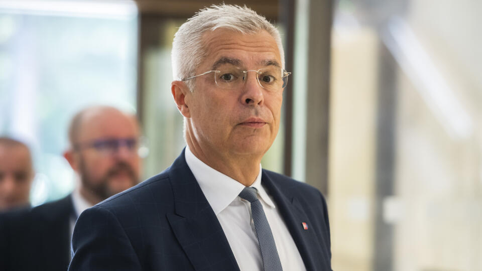 Na snímke minister zahraničných vecí a európskych záležitostí SR Ivan Korčok (nominant SaS) prichádza na 100. rokovanie vlády SR o aktuálnej situácii v energetike v Bratislave 2. septembra 2022. FOTO TASR - Jaroslav Novák