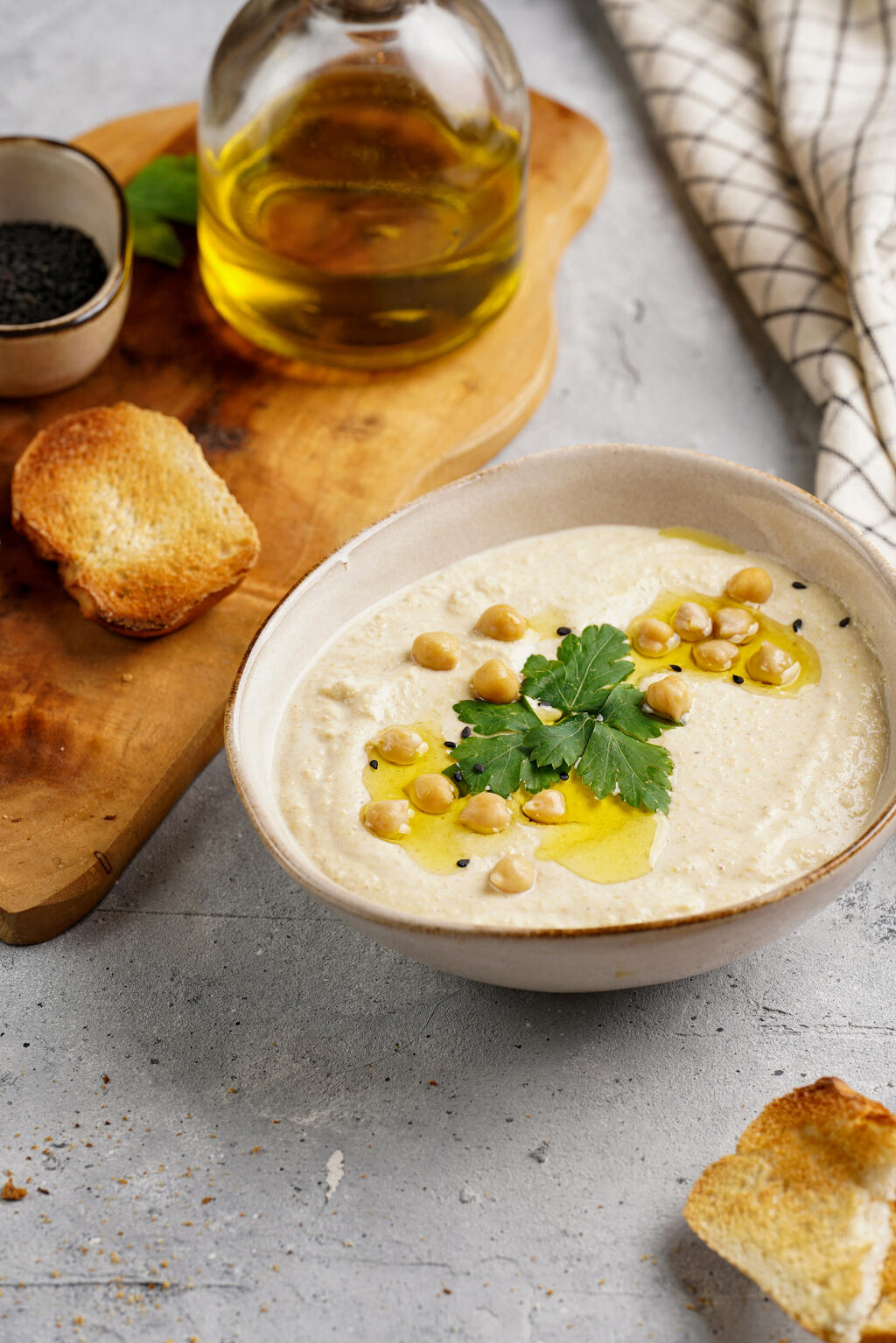 Bielkovinový hummus