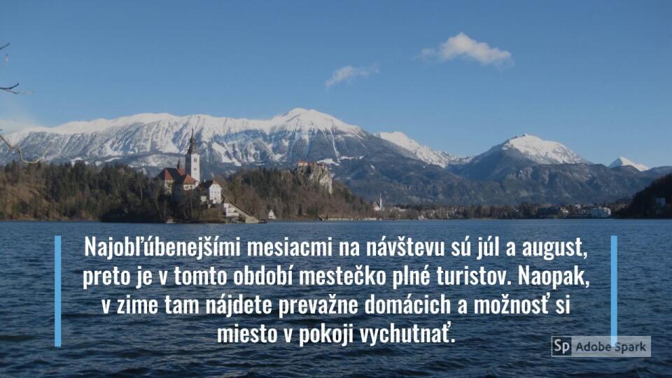 Bled, najkrajšie miesto v Slovinsku: Navštívte ho počas zimy a vyhnete sa davom turistov