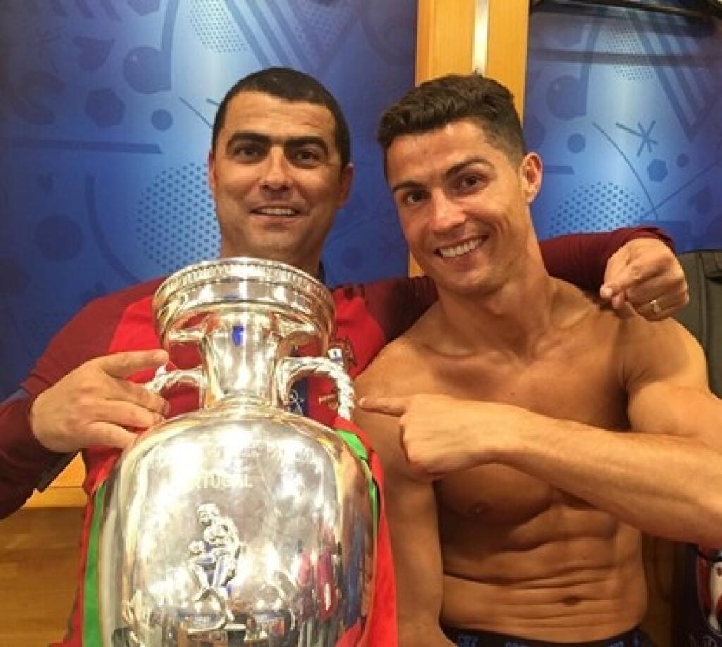 Cristiano Ronaldo s bratom Hugom