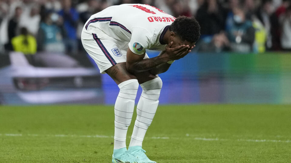 Marcus Rashford po nepremenenej penalte.