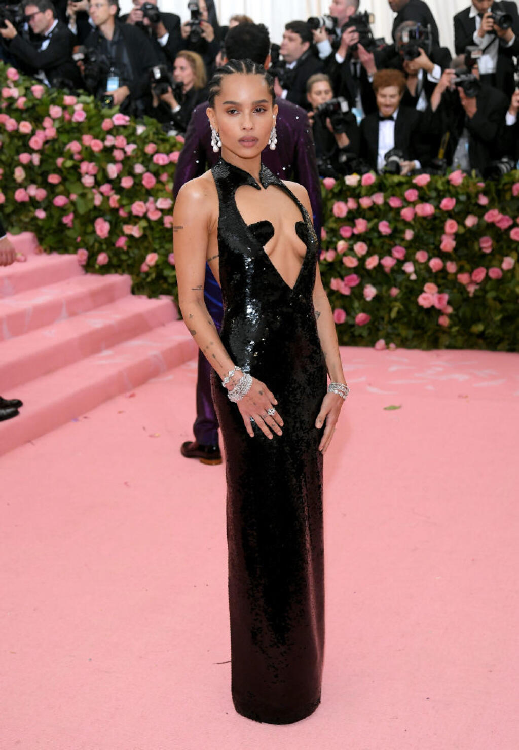 Zoe Kravitz v kreácii Saint Laurent.