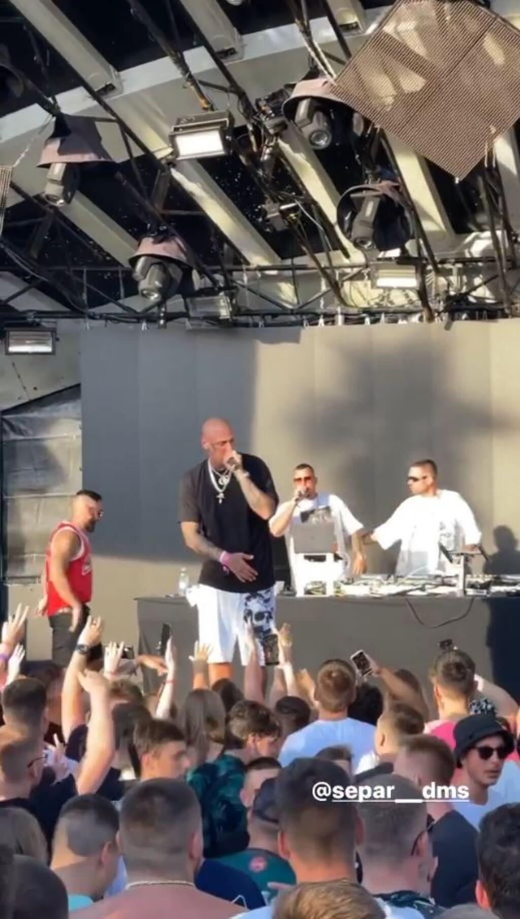 Takto zdokumentovala Separov koncert Zuzana Plačková, ktorá tiež nechýbala v Zrce.
