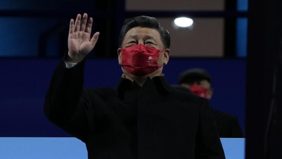KK41 Peking - Čínsky prezident Si Ťin-pching počas otváracieho ceremoniálu XIII. zimných paralympijských hier v Pekingu 4. marca 2022. FOTO TASR/AP
Chinese President Xi Jinping attends the opening ceremony at the 2022 Winter Paralympics, Friday, March 4, 2022, in Beijing. (AP Photo/Andy Wong)
