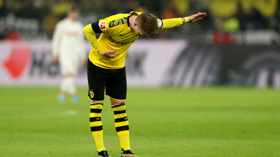 Marco Reus sa v zápase proti Brémam zranil